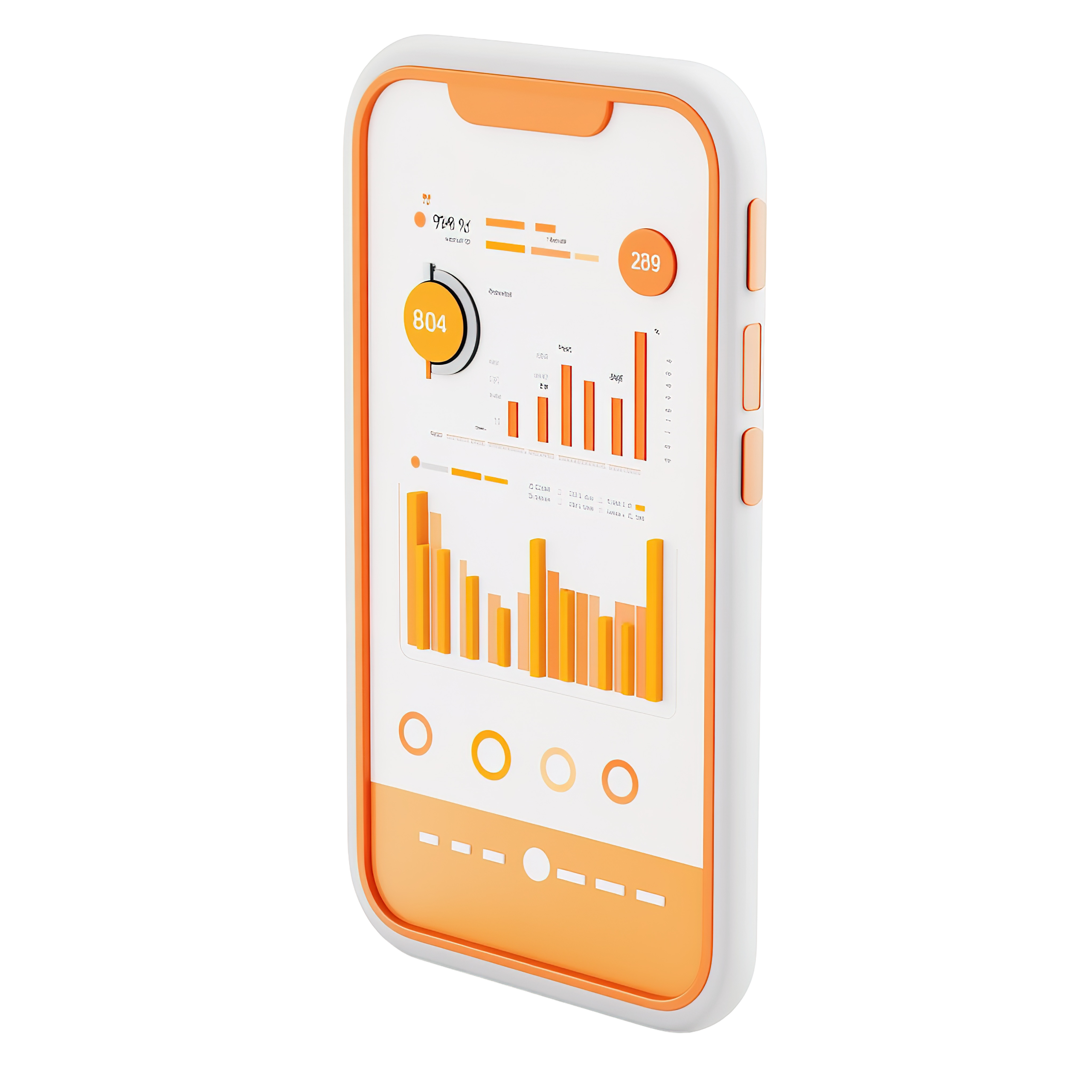 vecteezy a modern smartphone displaying colorful business data 59316993